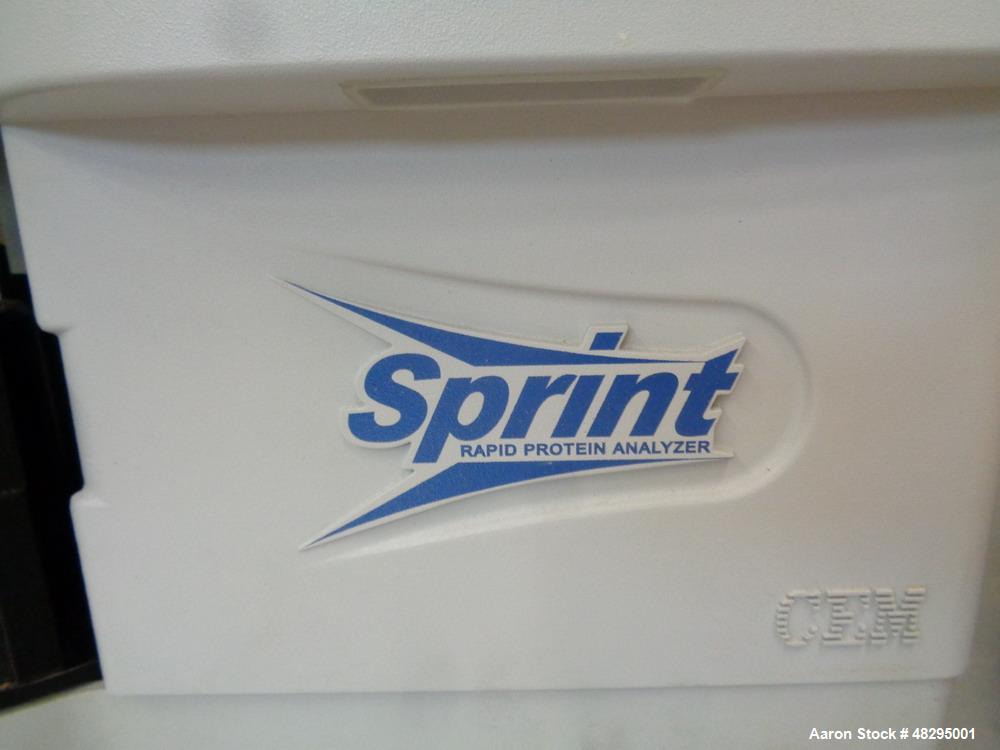 Used CEM Sprint Rapid Protien Analyzer Workstation, Model 558000.