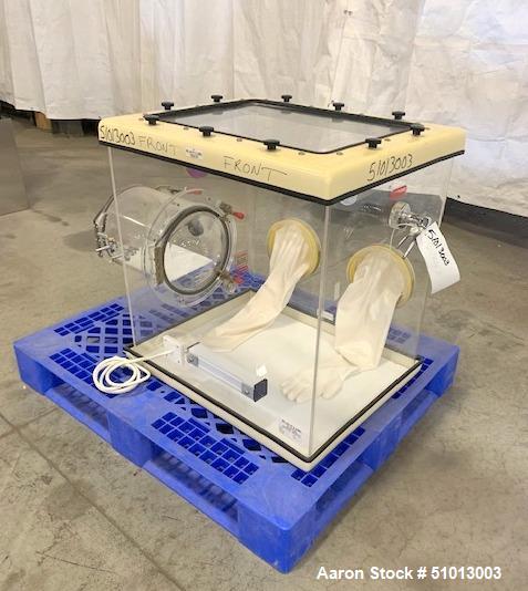 Used Plas Labs Analytical Balance Glove Box, Model 830-ABC