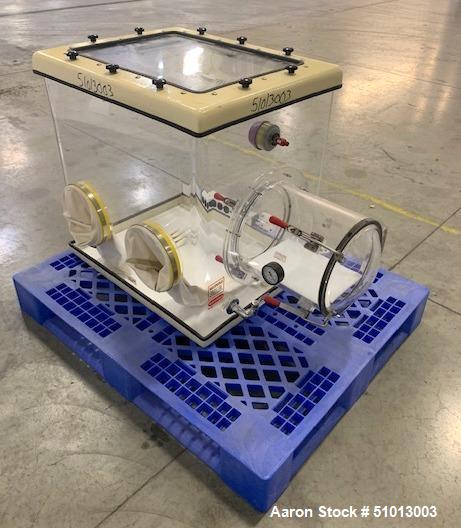 Used Plas Labs Analytical Balance Glove Box, Model 830-ABC