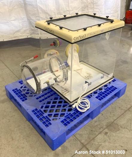 Used Plas Labs Analytical Balance Glove Box, Model 830-ABC