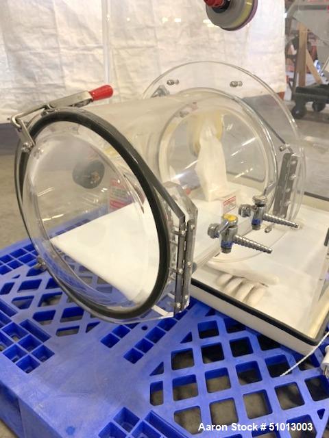 Used- Plas Labs Analytical Balance Glove Box, Model 830-ABC