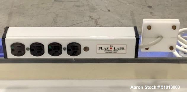 Used Plas Labs Analytical Balance Glove Box, Model 830-ABC