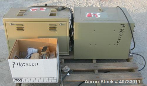 Used Falex friction and wear testing machine, model Falex-1 Ring and Block. Test speed 9 to 3600 rpm, load 5 to 1300 lbs, temperature up to 400 degrees F. Driven by an approximate 2 hp DC gearmotor. ...