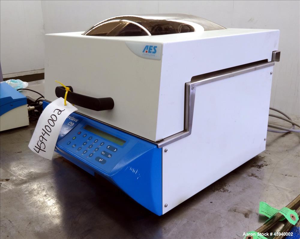 Used- AES Bench top Masterclave, Model Masterclave 09. Capacity 1 to 9 liters. Sterilization temperature 95 - 125 degrees C....