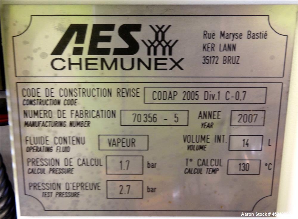 Used- AES Bench top Masterclave, Model Masterclave 09. Capacity 1 to 9 liters. Sterilization temperature 95 - 125 degrees C....