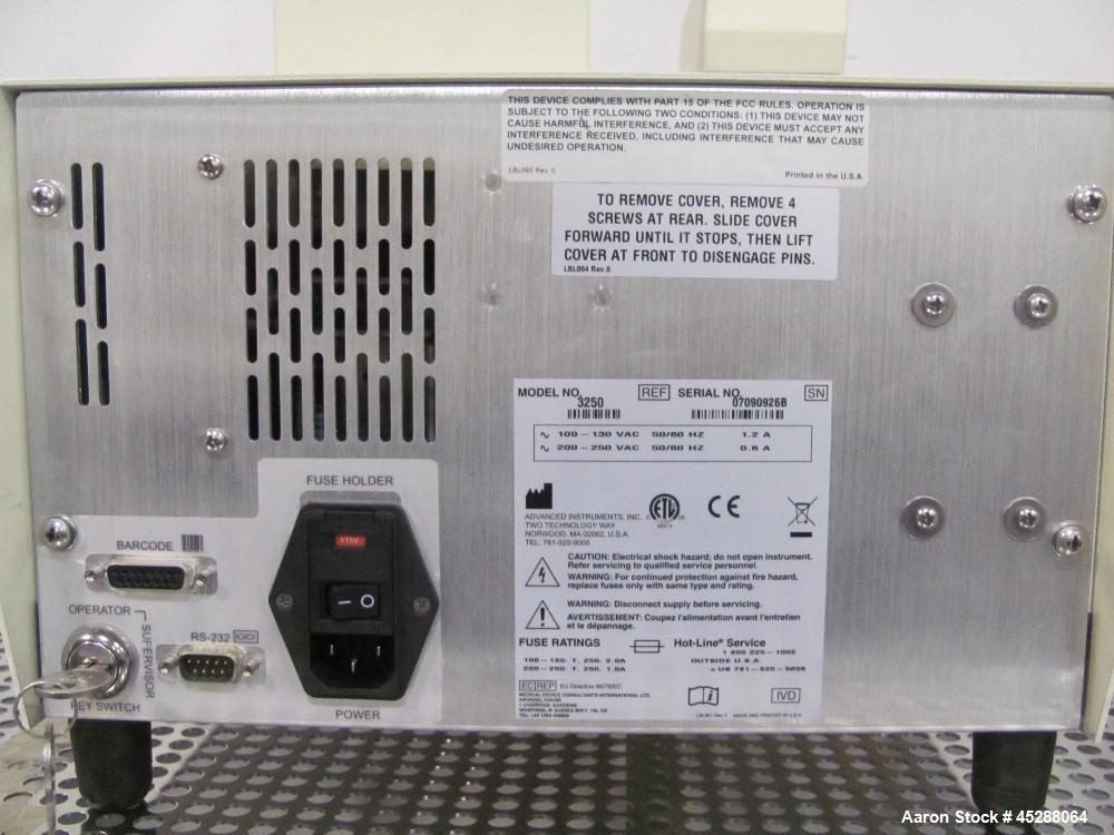 Used Advanced Instruments Osmometer, Model 3250.