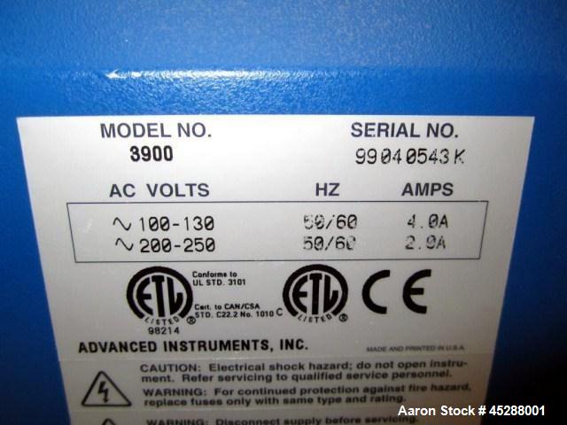 Used- Advanced Instruments Multi Sample Osmometer, Model 3900