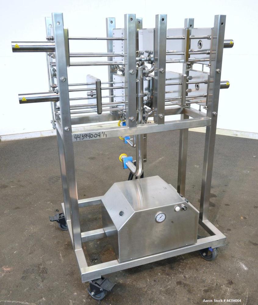 Used Stainless Steel Amersham Biosciences Crossflow Filtration Kvick Flow Cassette Holder System