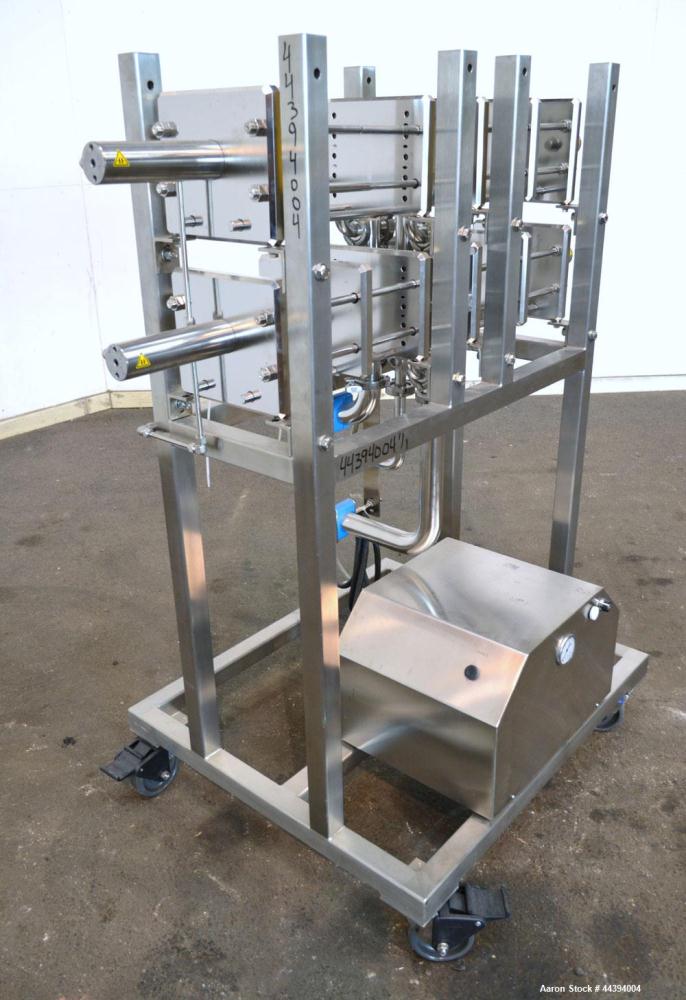 Used Stainless Steel Amersham Biosciences Crossflow Filtration Kvick Flow Cassette Holder System