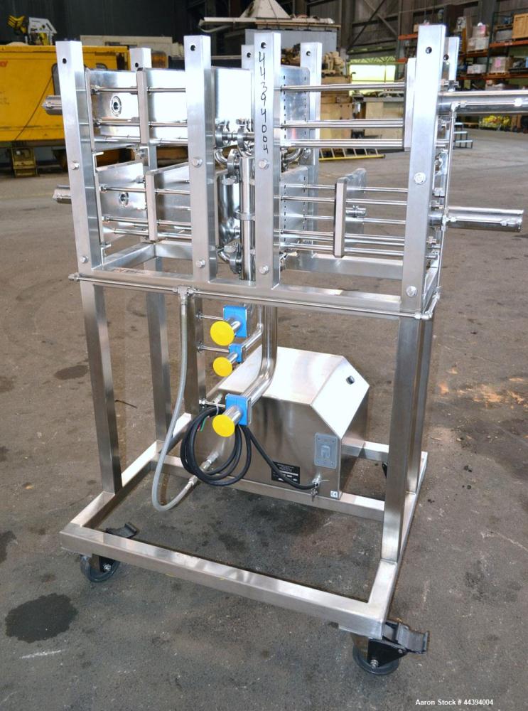 Used Stainless Steel Amersham Biosciences Crossflow Filtration Kvick Flow Cassette Holder System