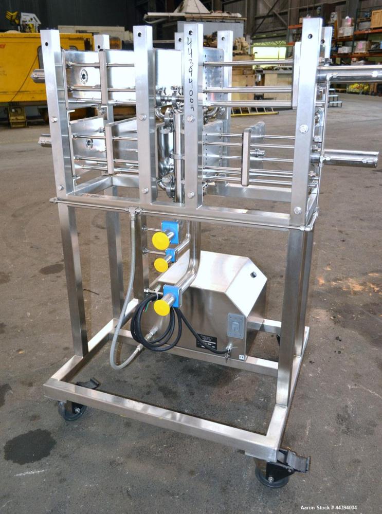 Used- Stainless Steel Amersham Biosciences Crossflow Filtration Kvick Flow Cassette Holder System