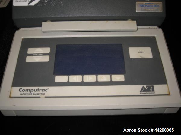 Used Arizona Instrument Computrax Max-2000 Moisture Analyzer