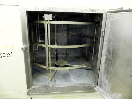 Used Atlas Model CI65 Weather-Ometer, 304 Stainless Steel. Inside 43-1/2" wide x 39-1/2" deep x 34" tall. Door opening 29-1/4" x 26". 1/3 Phase, 60 hz, 230 volt, 80/65 amps.