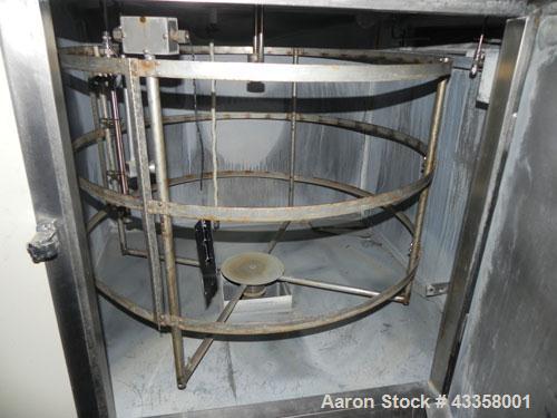 Used Atlas Model CI65 Weather-Ometer, 304 Stainless Steel. Inside 43-1/2" wide x 39-1/2" deep x 34" tall. Door opening 29-1/4" x 26". 1/3 Phase, 60 hz, 230 volt, 80/65 amps.