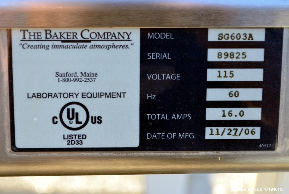 Used The Baker Company SterilGard III Advance Class II Biological Safety Cabine