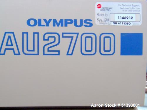 Used- Beckman Olympus AU 2700 Chemistry Analyzer