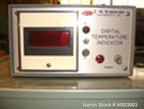 Used: Brabender Model EPL-V301 Torque Rheometer .Brabender Electrionic Torque Rheometer, Model EPL-V301, 3HP, 230 Volt, S/N 073 Analog Output, Strip Chart Recorder

Attachments:
Extruder Attachment 3...