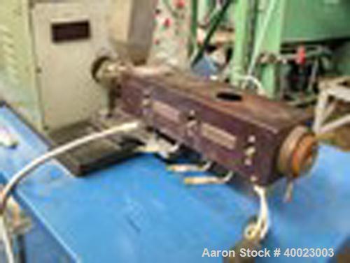 Used: Brabender Model EPL-V301 Torque Rheometer .Brabender Electrionic Torque Rheometer, Model EPL-V301, 3HP, 230 Volt, S/N 073 Analog Output, Strip Chart Recorder

Attachments:
Extruder Attachment 3...