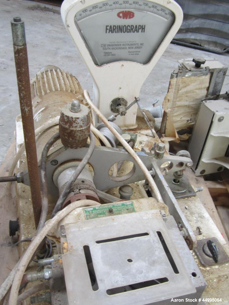 Used Brabender Farinograph – Double Arm Mixing Head | Dough Testing | SALE SUBJECT TO SELLER'S APPROVAL