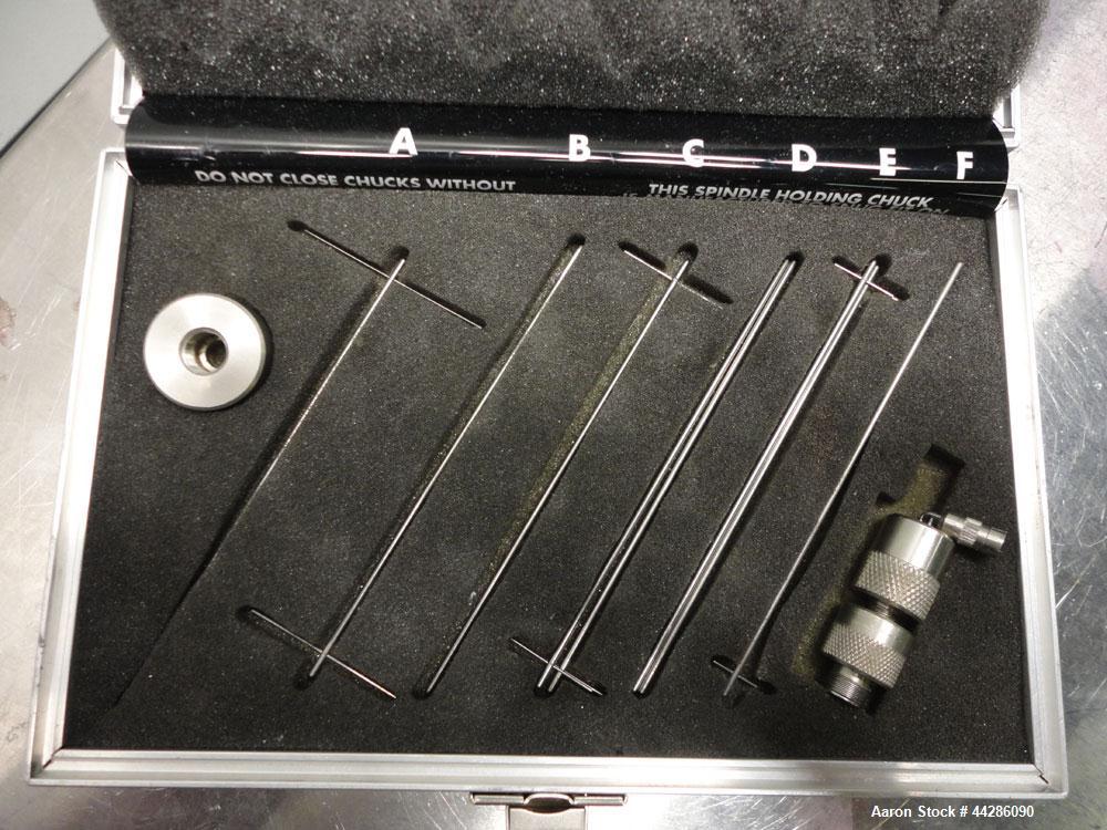 Used Brookfield Programmable DV-II+ Laboratory Viscometer, Model LVDV-II+. Designed to measure fluid viscosity at given shear rates. Viscosity range (Cp) 15 to 6,000,000. Temperature sensing range -1...