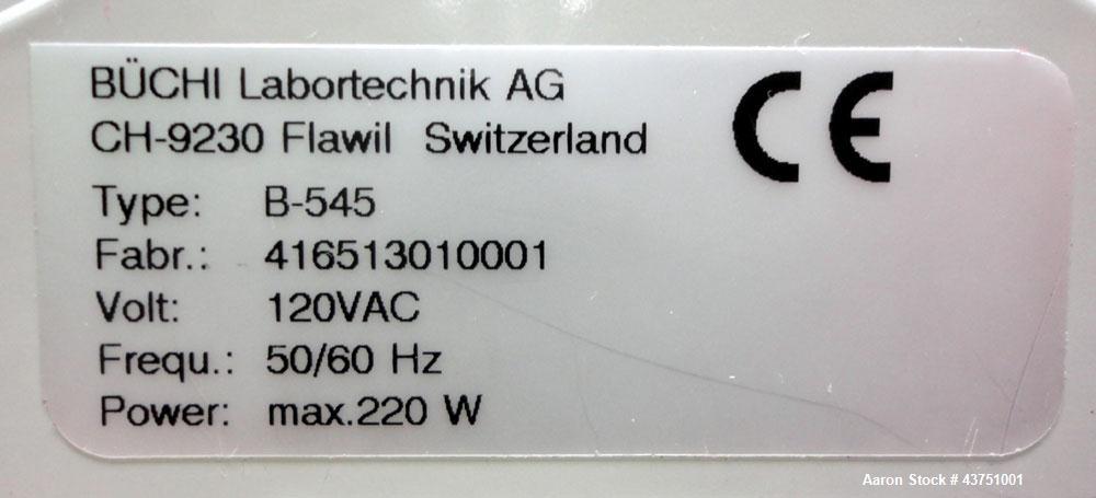 Used- Buchi Melting Point Instrument, Model B-545. Designed to detect the melting and boiling points of a wide range of subs...