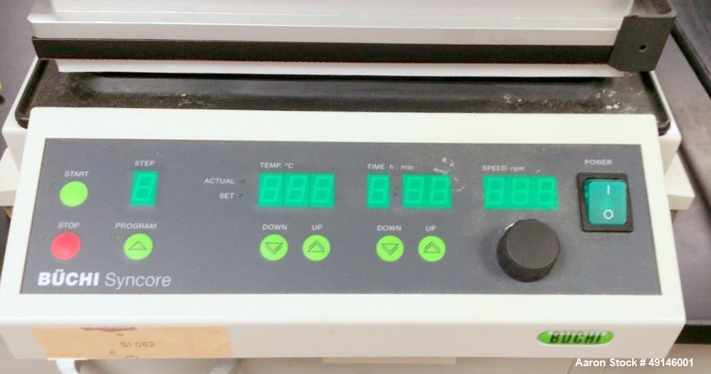 Used Buchi Syncore Polyvap Reactor. With Deep-Temperature Insulation and Solvent Recovery. Allows fast evaporation of up to 96 samples in parallel. Save time and increase your efficiency by evaporati...