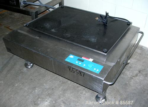 USED: Edmund Buhler orbital shaker, model VKS75A, stainless steel base. Table 31-3/4" wide x 24" deep. 115 volt, 50/60 hz, 3...