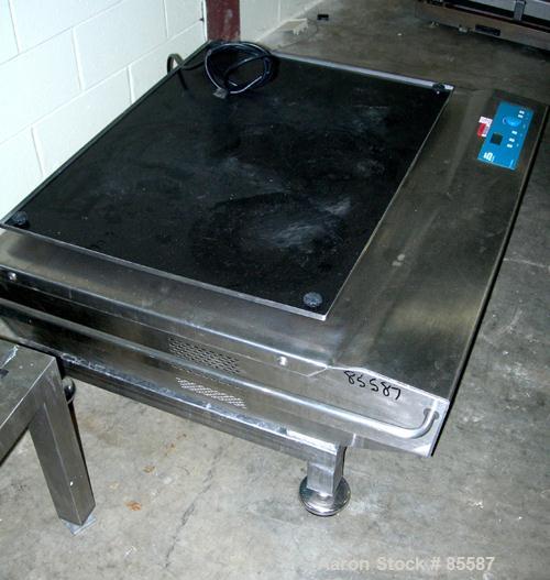 USED: Edmund Buhler orbital shaker, model VKS75A, stainless steel base. Table 31-3/4" wide x 24" deep. 115 volt, 50/60 hz, 3 AMO. Approximately 165 pound capacity. Serial# 6111LL00030.
