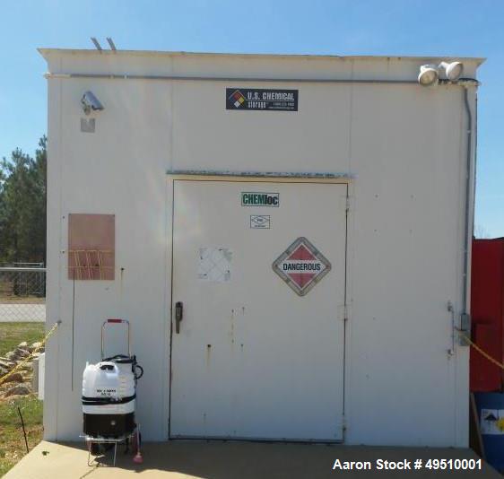 Used Chemloc Prefabricated Hazardous Material Storage Building, Model CL1210.