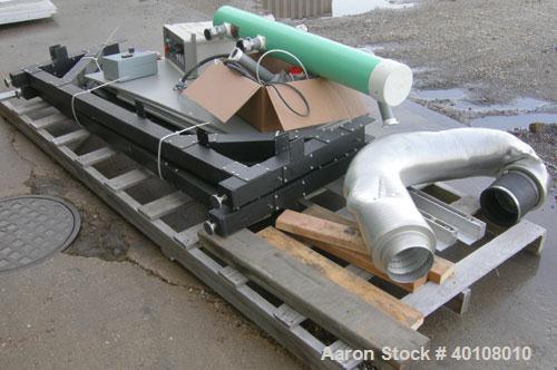 Used: Gerber cutting edge digital cutting system, model  DCS2500. Designed as a table top size plotter/cutter. Includes a model DCS2500 carriage assembly,65" wide x 96" long reverse air hold down tab...