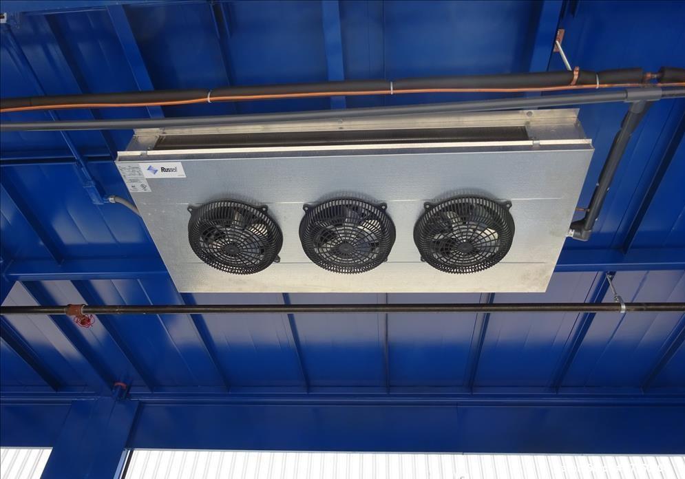 Used Denios Air Conditioned Storage Cabinet, Model L39-3164-F2-RD-MOD.