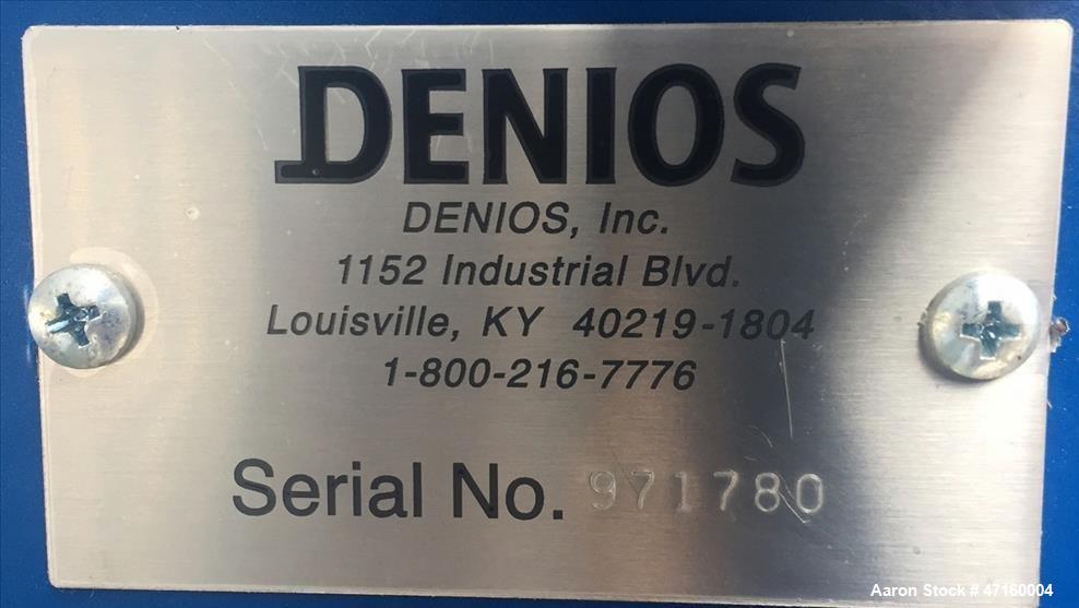 Used Denios Air Conditioned Storage Cabinet, Model L39-3164-F2-RD-MOD.
