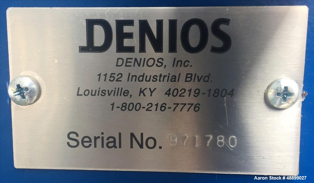 Used Denios Air Conditioned Storage Cabinet, Model L39-3164-F2-RD-MOD.