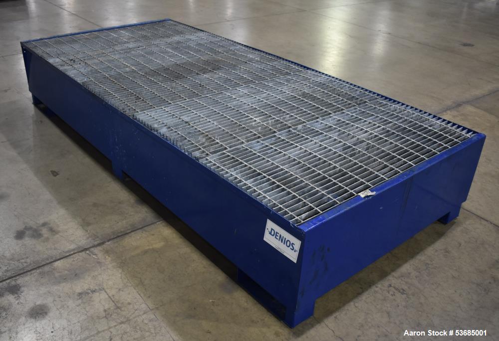 Used Denios IBC Spill Containment Pallet System – 2-Tote Capacity, 500-Gallon Sump
