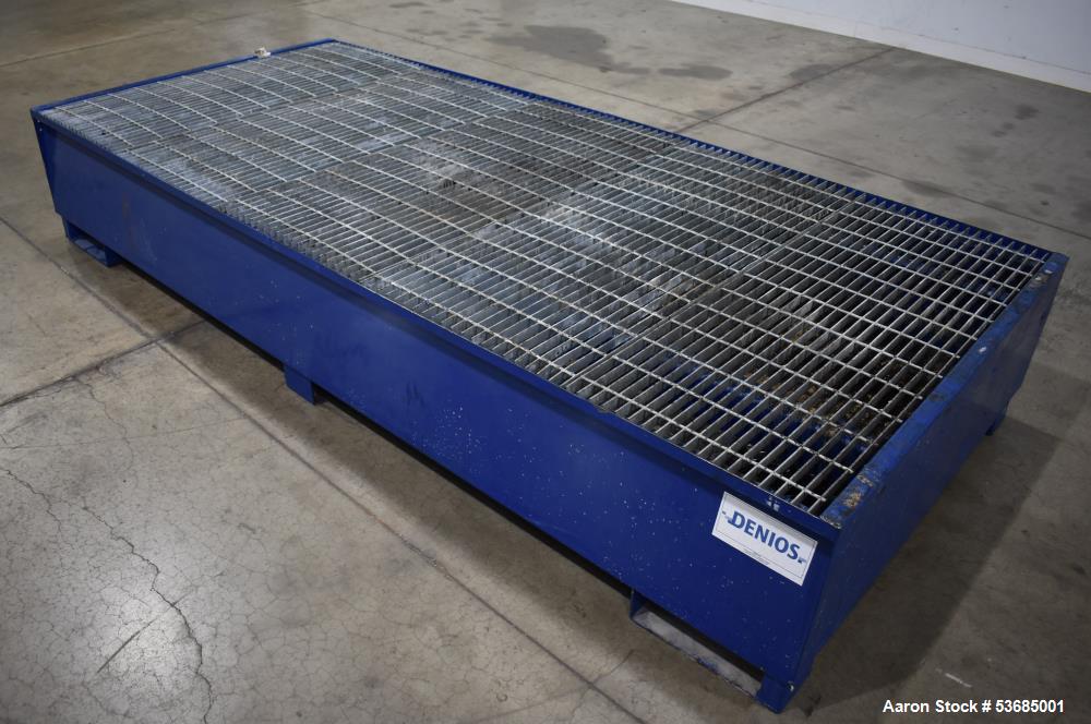 Used Denios IBC Spill Containment Pallet System – 2-Tote Capacity, 500-Gallon Sump