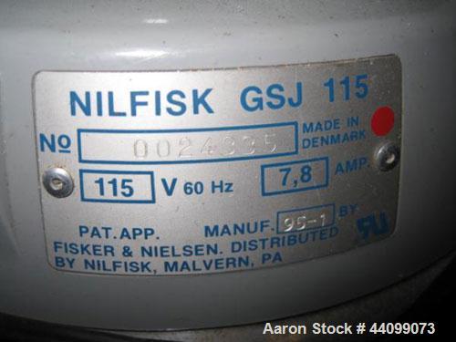 Used Nilfisk Wet Dry Vacuum, Model GS80. 2 Gallon can, 115 volt, serial# 0024335.