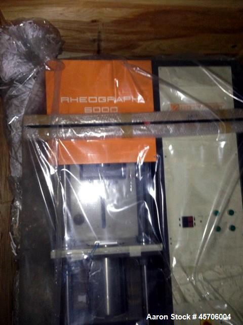 Unused- Gottfert High Pressure Capillary Rheometer, Model Rheograph 6000.