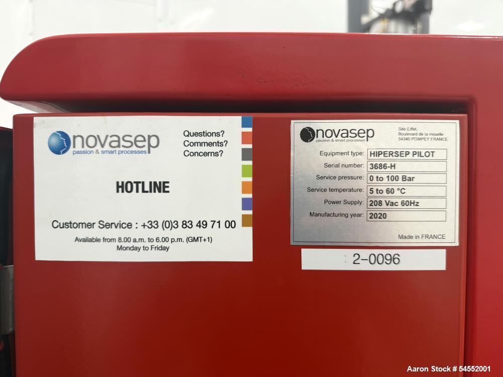 Used Novasep HIPERSEP P Automated Liquid Chromatography System