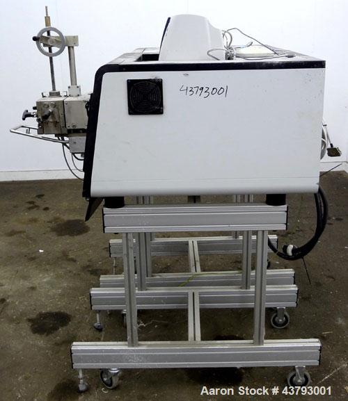 Used Haake Rheocord 9000 Fisons Rheometer Mixer. Consisting of: (1) Haake model 002-1674 (2) wing rotors, chrome plated. (1) Jacketed mixing chamber, (1) drive system, model 001-9758, serial# 1950073...