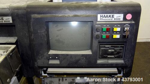 Used- Haake Rheocord 9000 Fisons Rheometer Mixer. Consisting of: (1) Haake model 002-1674 (2) wing rotors, chrome plated. (1...