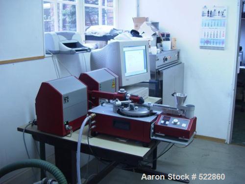 USED: Helos/BF laser diffraction sensor for particle size analysis. (1) Computer Fujitsu Siemens Scenic S2 P4 2.2 ghz, monitor, printer and Microsoft Windows standard software for running all Helos/F...