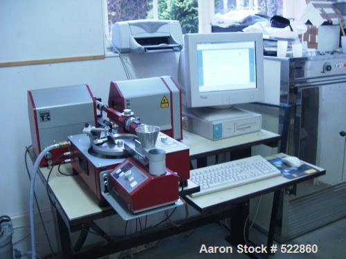 USED: Helos/BF laser diffraction sensor for particle size analysis. (1) Computer Fujitsu Siemens Scenic S2 P4 2.2 ghz, monitor, printer and Microsoft Windows standard software for running all Helos/F...