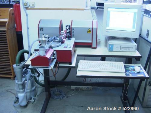 USED: Helos/BF laser diffraction sensor for particle size analysis. (1) Computer Fujitsu Siemens Scenic S2 P4 2.2 ghz, monitor, printer and Microsoft Windows standard software for running all Helos/F...
