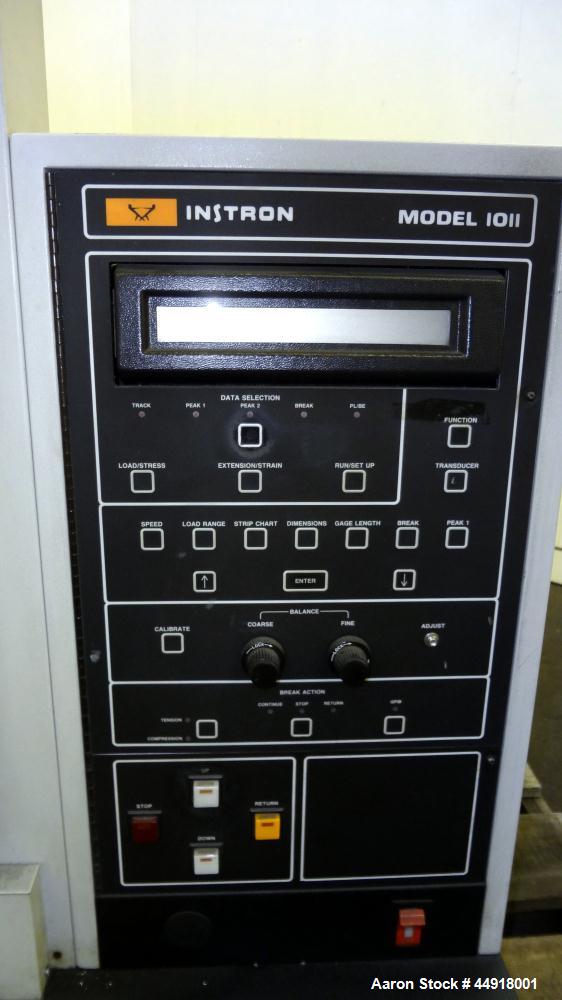 Used Instron Universal Testing Machine, Model 1011