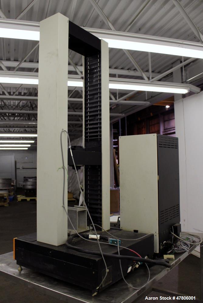 Used Instron 1120 Series Tensile Tester, Model 1122. Designed and used for testing the physical properties and stretching capabilities of plastics. Tension load ranges 10 (0.1N) to 1000 pounds (5 kN)...