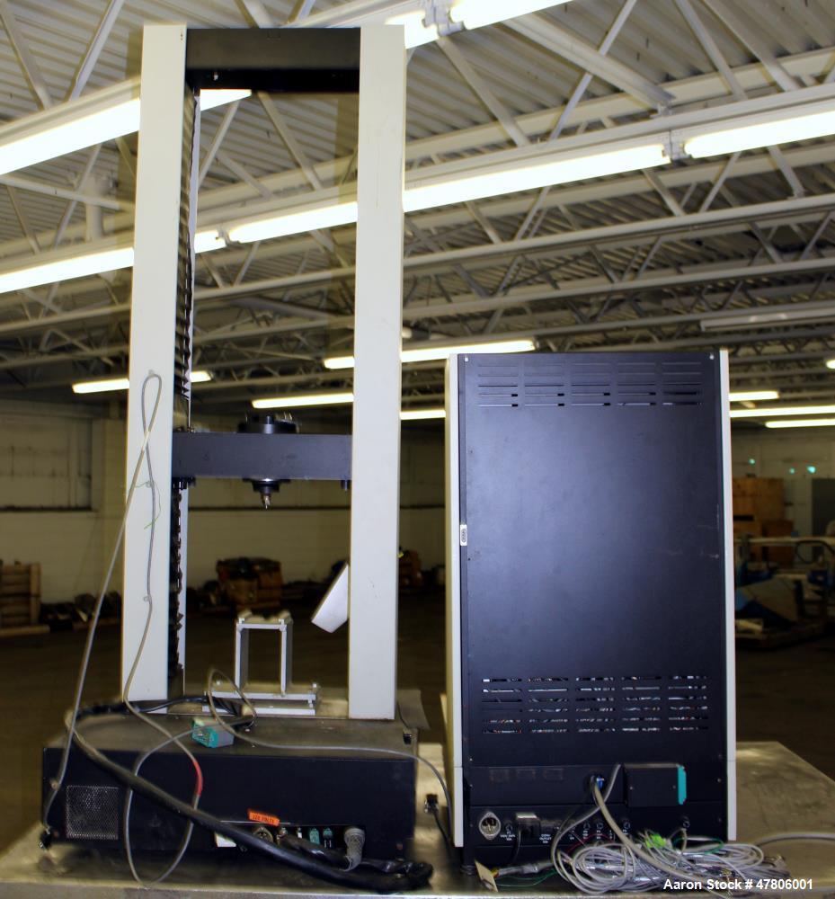 Used Instron 1120 Series Tensile Tester, Model 1122. Designed and used for testing the physical properties and stretching capabilities of plastics. Tension load ranges 10 (0.1N) to 1000 pounds (5 kN)...