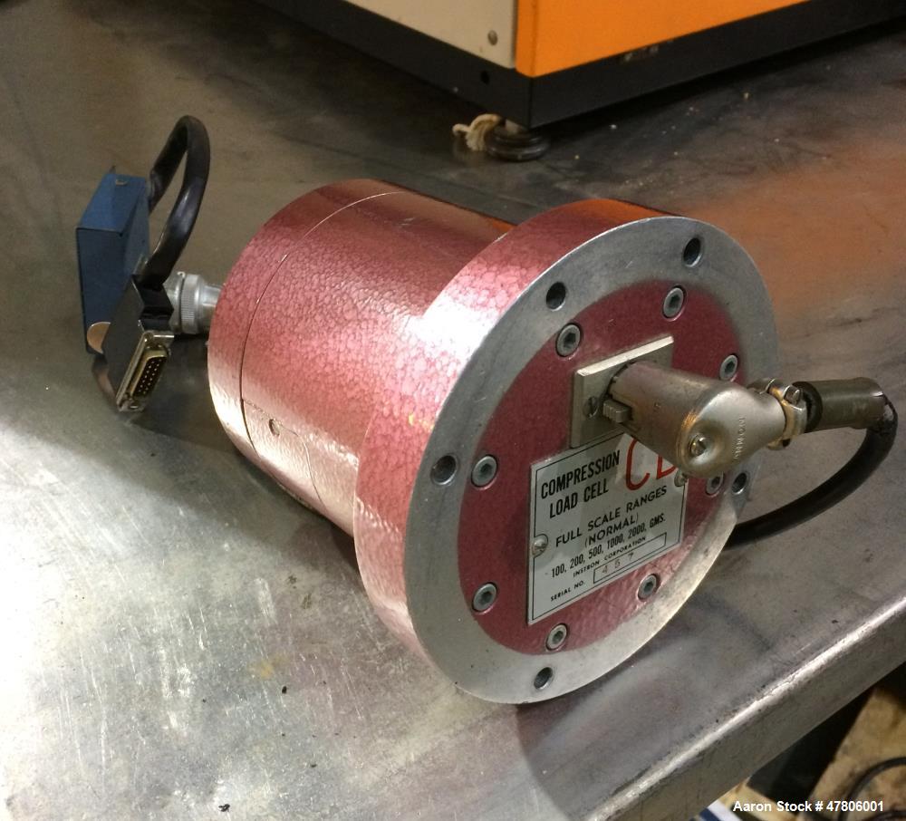 Used Instron 1120 Series Tensile Tester, Model 1122. Designed and used for testing the physical properties and stretching capabilities of plastics. Tension load ranges 10 (0.1N) to 1000 pounds (5 kN)...