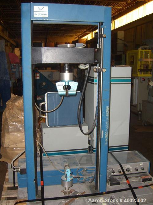 Used Instron Corp Tensile Tester, Model 1130.
Serial #412. 115 volt/ 15 amp.