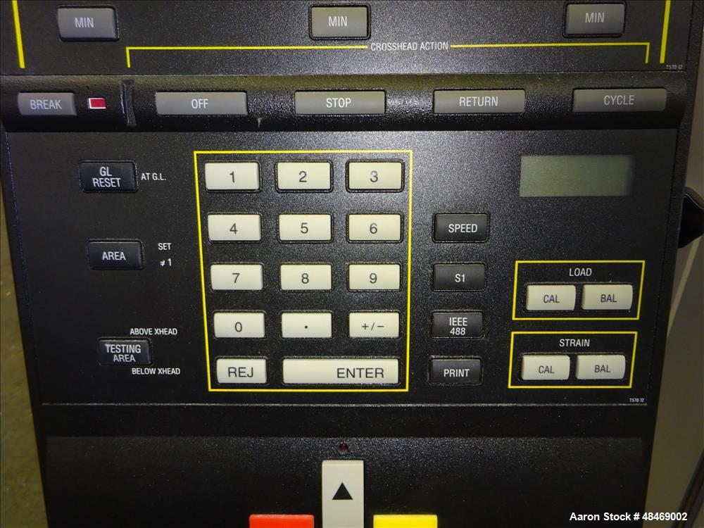 Used Instron 4465 Tensil Tester.
