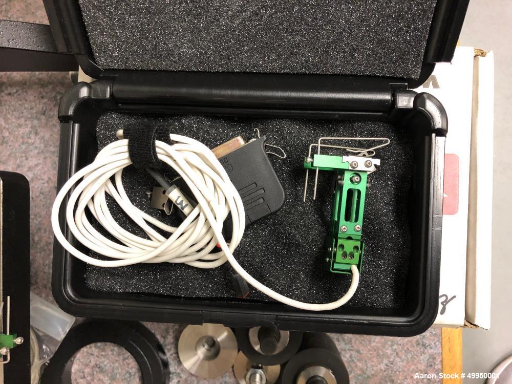 Used Instron MicroTester; Model 5848; used to measure Young's modulus, ultimate strength; forces vs. deformation measurements; Includes: Bluehill Software and EC1765 Oven for measuring at high temper...